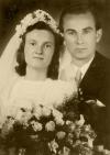 Svatba Alois Návrat a Marie Návratová ‎(roz. Švarcová)‎ 1948