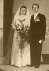 Svatba Pavel a Marie Czudkovi rok 1950 v Bukovci